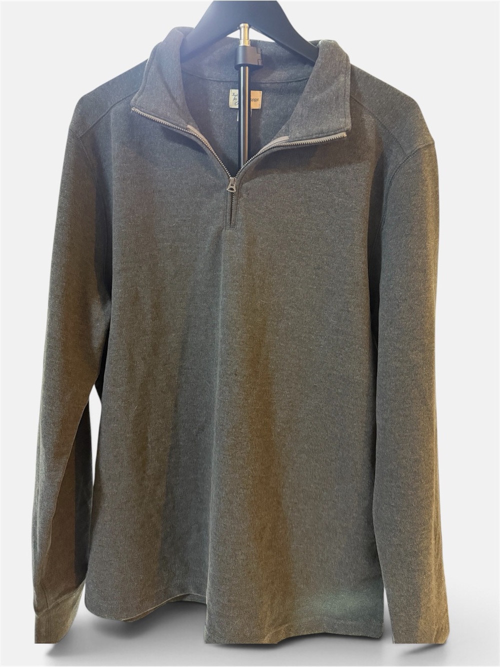 J. Crew Men's Zip-Front Sweater - Gray